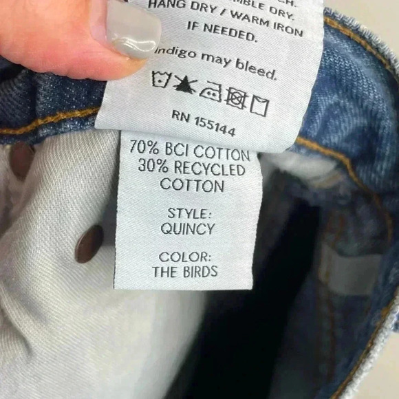 Boyish Medium Wash The Quincy Split Cropped Straight Leg Jean - Picture 10 of 13